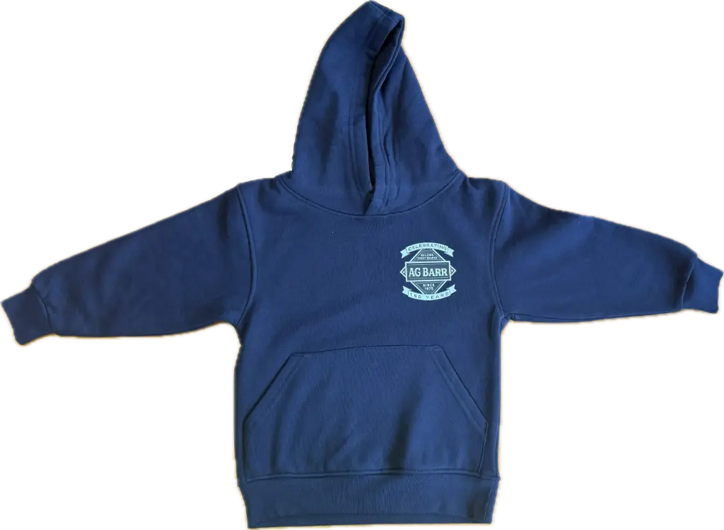 A G Barr Kids Anniversary Hoodie Navy