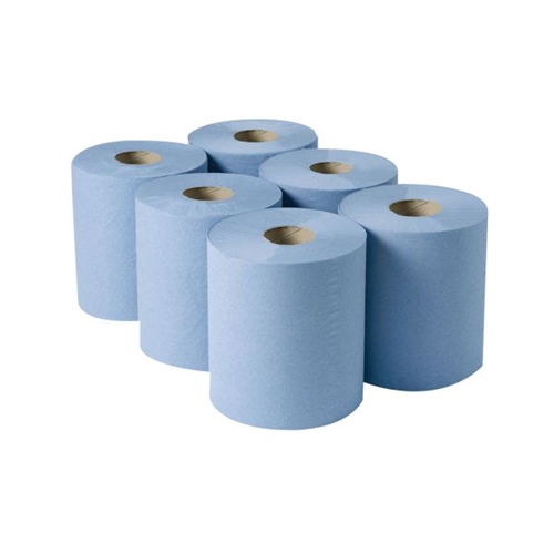 [BCF18152-91] [GWEYC9] Blue Standard 2Ply Centrefeed Towels - Case of 6